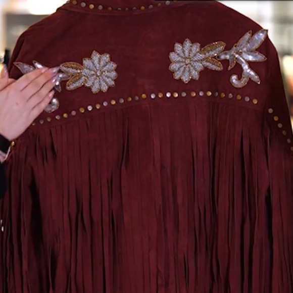 EXTRA PICTURES Embroidered Fringe Jacket - Picture 7 of 13